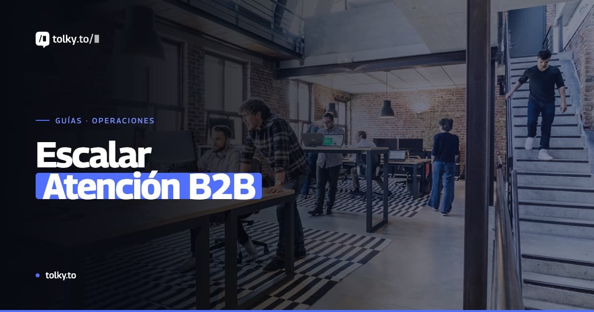 Cómo escalar la atención al cliente B2B con IA sin aumentar el headcount