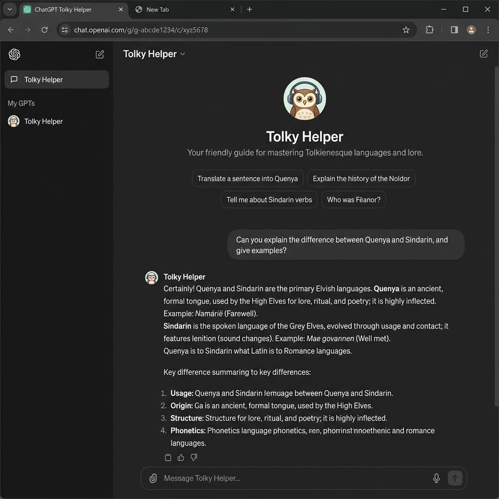 Prueba en tiempo real (Preview) del GPT Personalizado