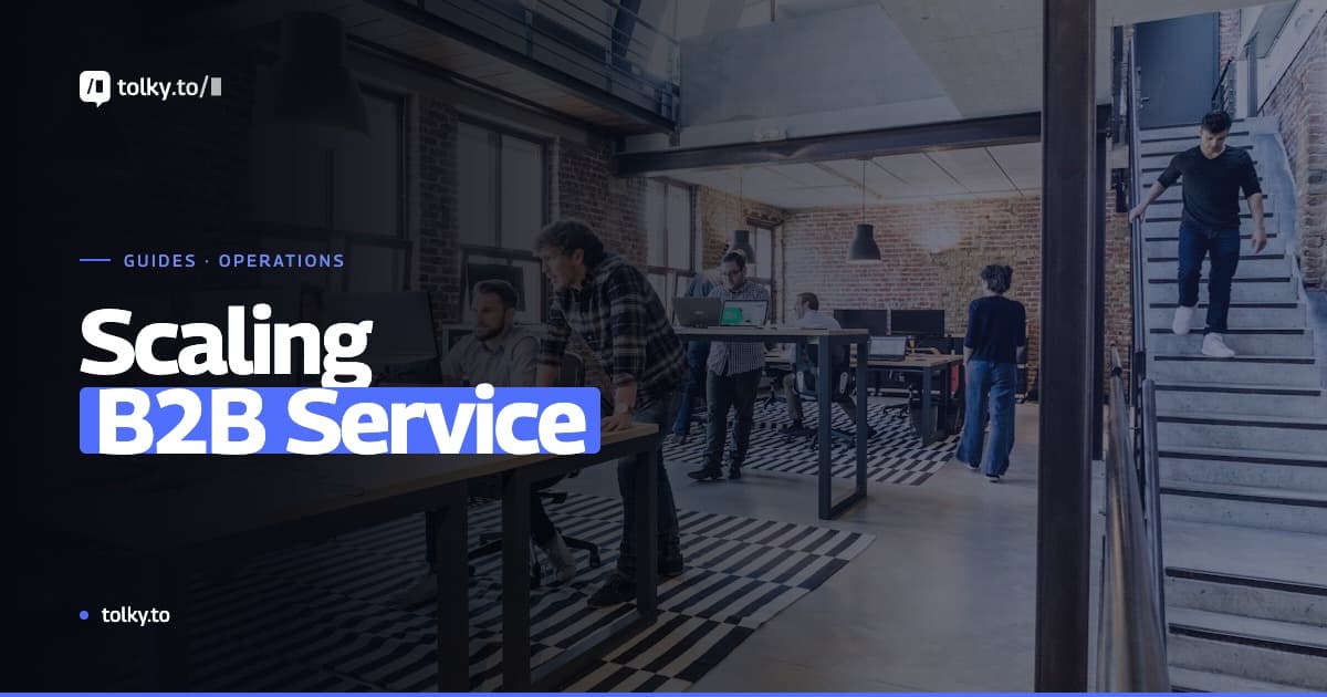 How to Scale B2B Customer Service with AI Without Increasing Headcount