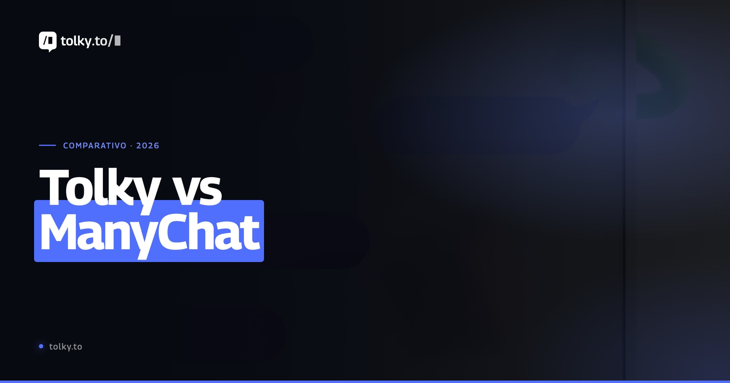 Tolky como Alternativa ao ManyChat: Comparativo Recurso a Recurso para 2026